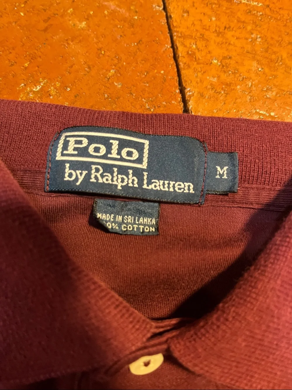 Vintage Polo by Ralph Lauren men MEDIUM short sleeve purple, 3383
